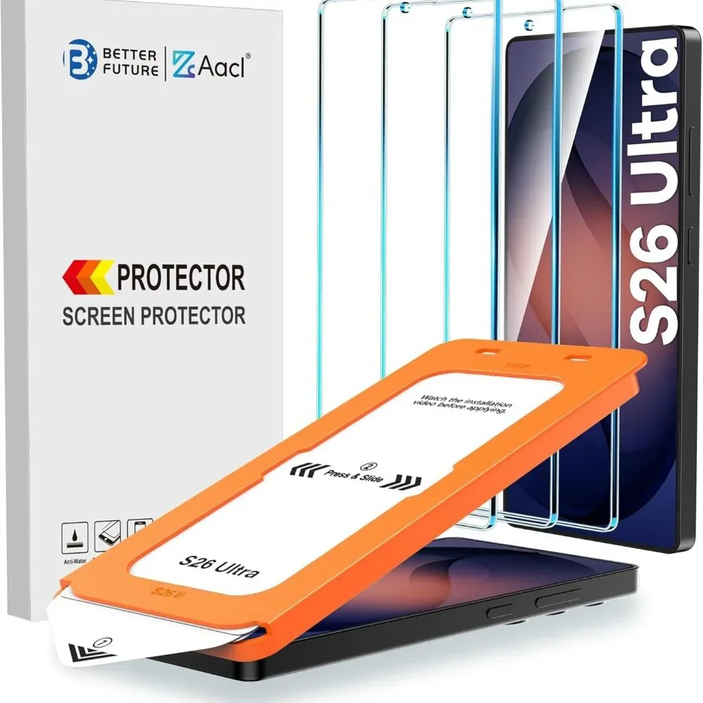 3-Pack for Samsung Galaxy S26 Ultra Screen Protector Tempered Glass